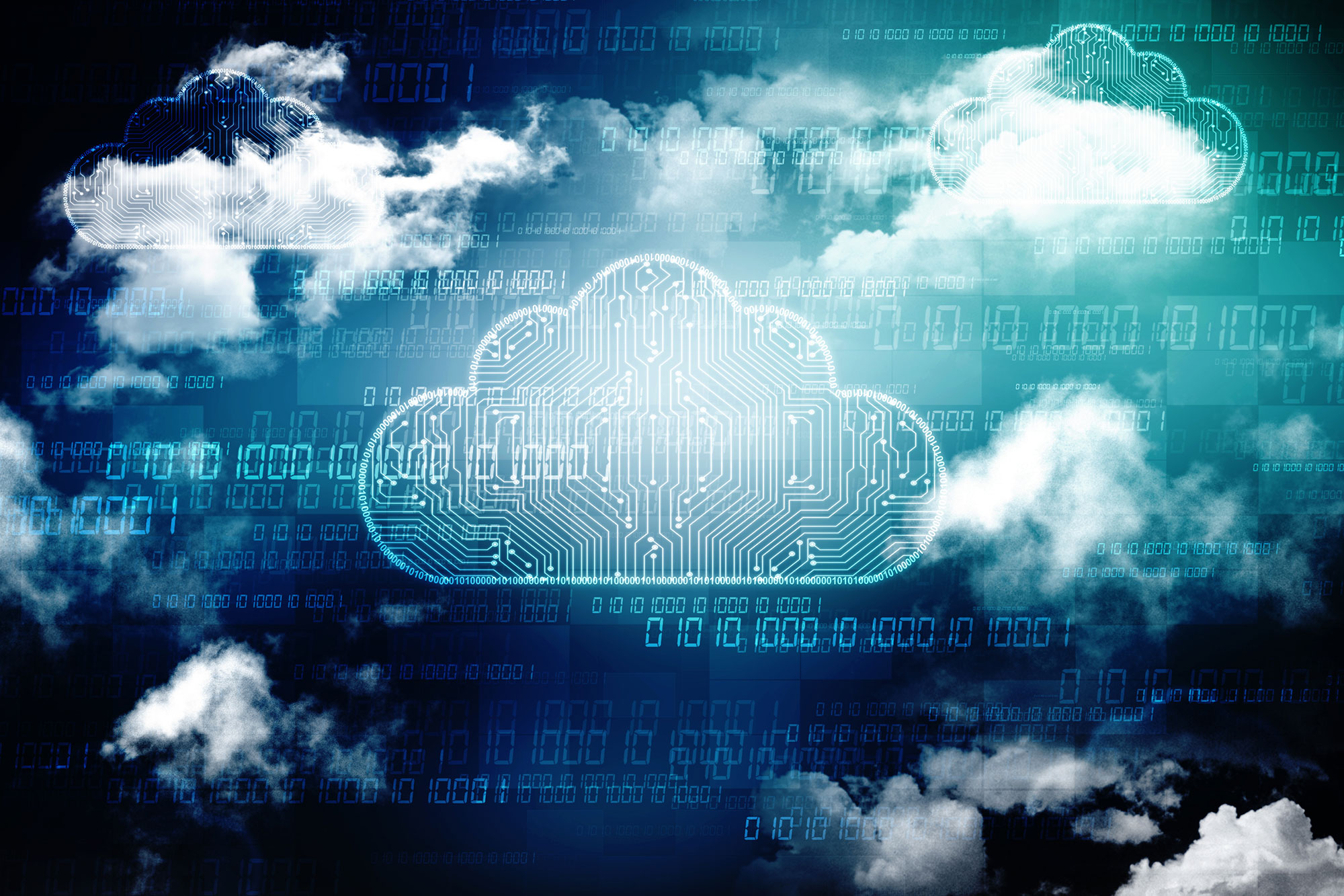 Illustration of cloud-based communications