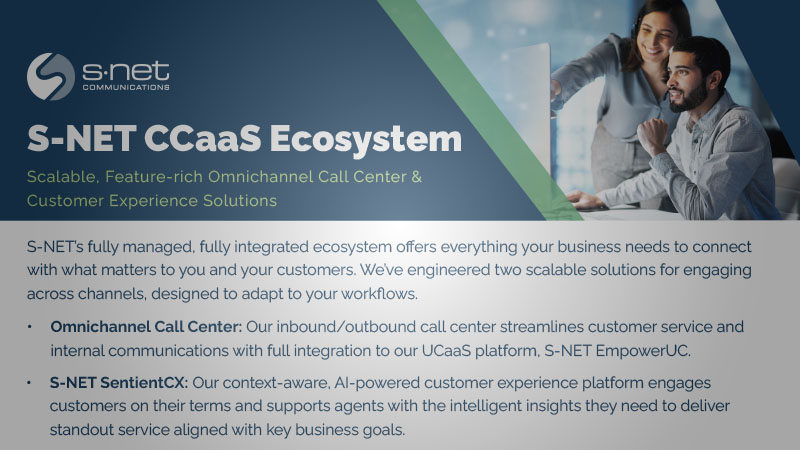 S-NET CCaaS Ecosystem