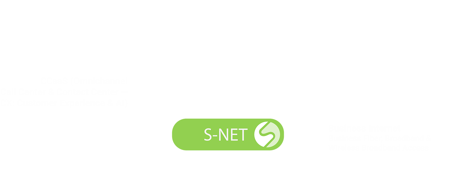 S-NET is the Swiss Army Knife Service Provider: We provide a solution for every scenario