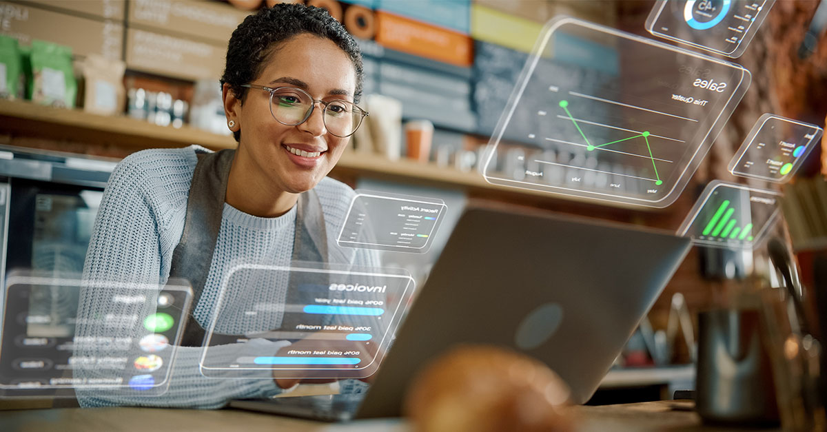 Manager of a quick service restaurant uses AI for customer success.