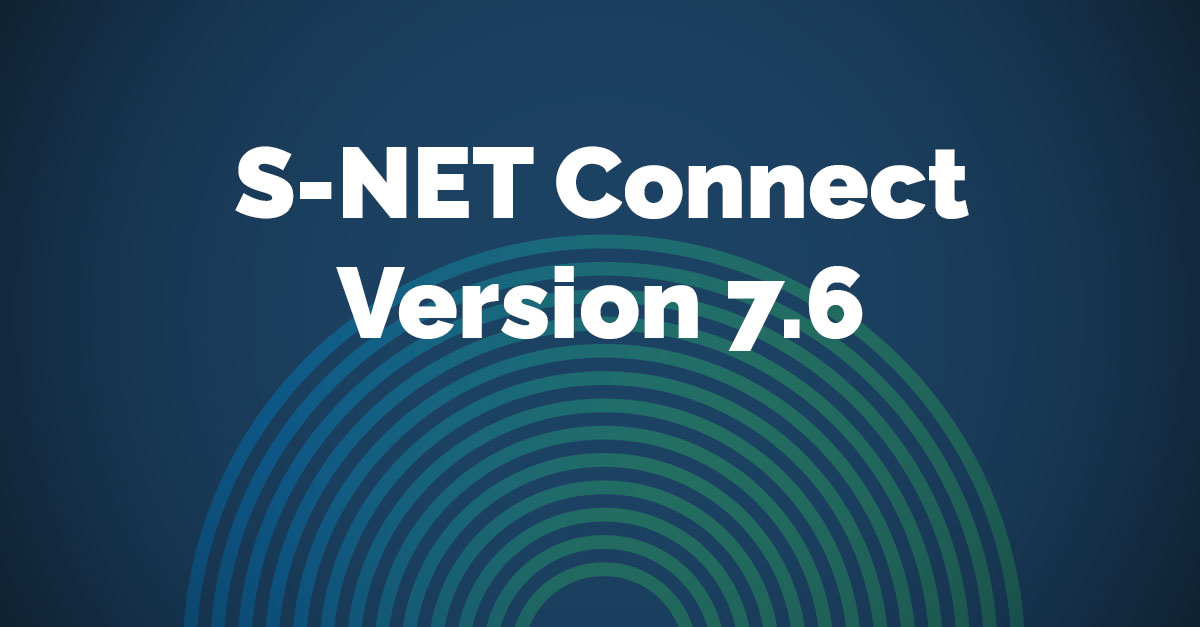 S-NET Connect Version 7.6